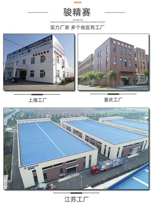 机械的实体企业工厂和办公地点坐落在人才济济交通发达的上海市骏精赛